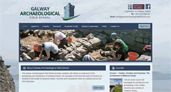 Desktop Screenshot of galwayarchaeologicalfieldschool.com