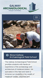 Mobile Screenshot of galwayarchaeologicalfieldschool.com